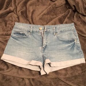 Forever 21 Light blue denim shorts